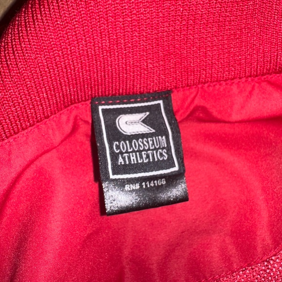 Alabama men’s vintage jacket Colosseum Athletics lightweight red .pockets XL - Picture 7 of 14